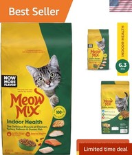 Balanced Nutrition Dry Cat Food, 6.3 lbs - Irresistible Flavor for Adults 2.38 per gallon