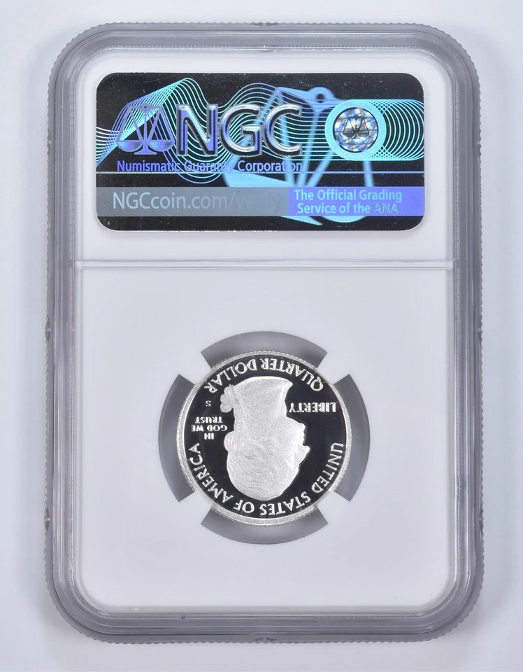 2013-S Silver PF69 ANT Peace Memorial Quarter Limited Edition NGC *6184 - Image 2 of 4