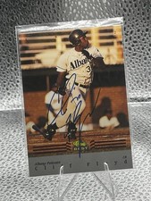 1992 Classic/Best Red Bonus #BC19 Cliff Floyd Autographed