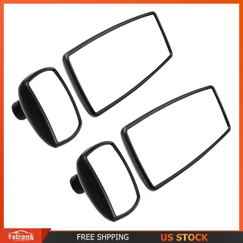 [LH+RH] Black Main+Wide Angle Mirrors Fits For International Durastar 4300 02-18