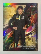 Andrea Kimi Antonelli 2024 Topps Finest Formula 1 Gold Refractor /50 RC SSP F1