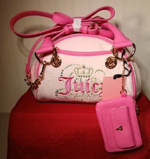 Juicy Couture Dreamy Pink Satchel Purse NWT