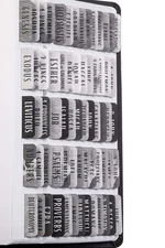 DiverseBee Laminated Bible Tabs (Large Print, Easy to Apply), Bible Study Jou...