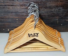  12 Baby Toddler kids Children Wooden 12" Clothes Hangers Previously Owned