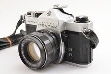 ASAHI PENTAX SPOTMATIC SP SLR Camera Super-Takumar 55mm f/1.8 Lens JAPAN Exc 5