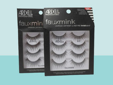 ARDELL PROFESSIONAL FAUX MINK EYELASH 4 PAIRS 817 NWB LOT OF 2