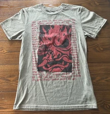 Cyberpunk 2077 Graphic Short Sleeve Crew Neck Shirt Mens Size Small Gray