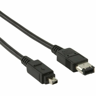 Kabel FireWire 2m FireWire 400 Kabel 4-pin Stecker auf 6-pin Stecker Videokamera