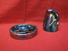 Antique Iridescent Bottoms-Up Shot Glass #1