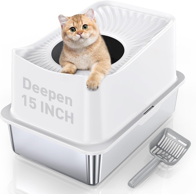 Enclosed Kitty Litter Pan