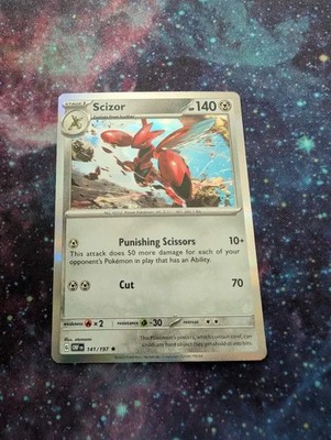 Pokémon TCG Holo Scizor 141/197