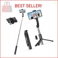 SelfieShow Selfie Stick, Extendable Selfie Stick Tripod with Wireless Remote and