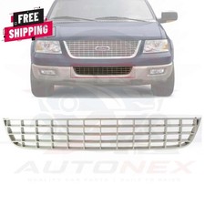 New Front Bumper Grille Primed Plastic 2003-2006 Ford Expedition Fo1036102