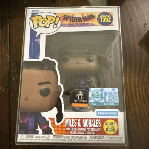 Funko Pop! Spider-Man: Miles G. Morales #1562 GITD 9500pcs LE w/Protector