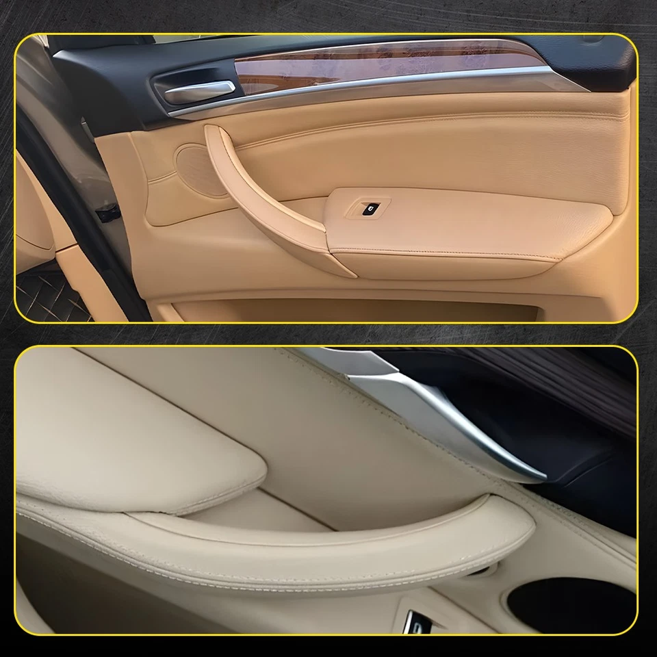 3-15X Inner Door Panel Handle Pull Trim Cover Set For 14-18 BMW X5 X6 F15 F16 - Image 2 of 4