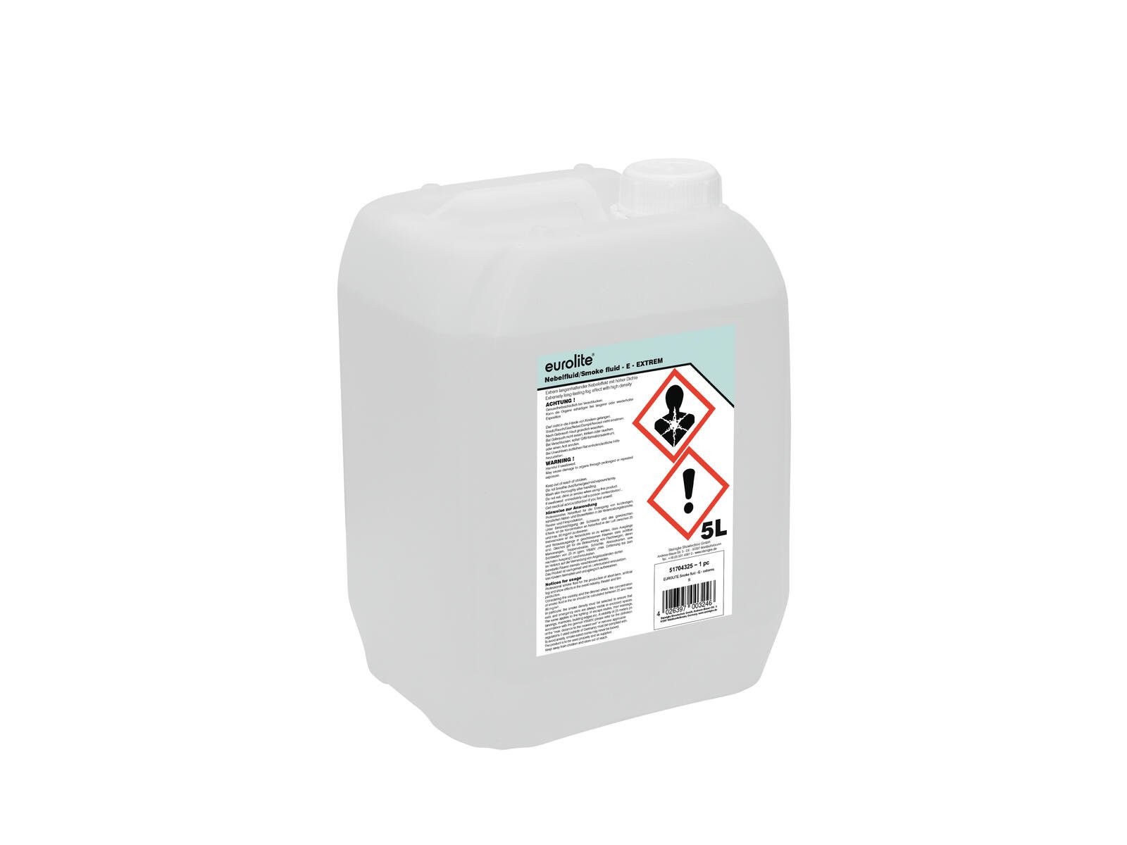 Eurolite Smoke Fluid E-Extrem 5L - Eccellenza per Effetti Scenici