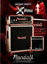 Randall Amplifiers Original  Print Ad Michael Amott