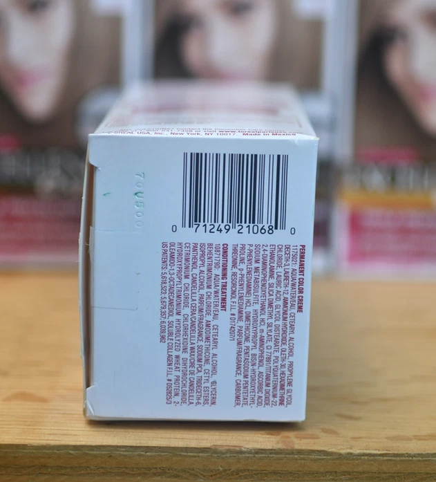 L’Oreal Medio Rubio Ceniza 7-1/A Excellence Crema Nivel 3 Permanente Dmgd Caja Foto 4 de 4