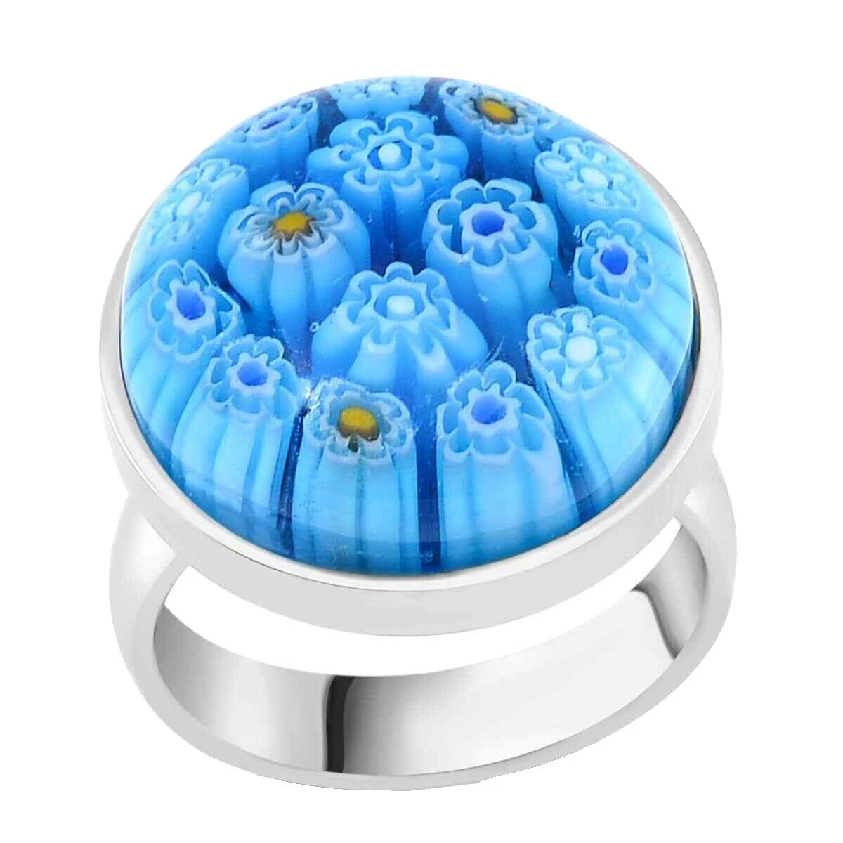 玻璃鸡尾酒 7 戒指时尚戒指