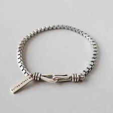 925 Sterling Silver Geometric Bracelet Simple Charm Elegant Women Accessories