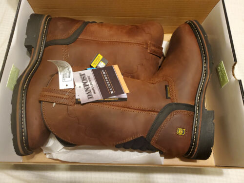 Dan Post Certified Work Boots Mens12” Shaft Lubbock Waterproof DP69878 US Sze 8  - Afbeelding 1 van 12