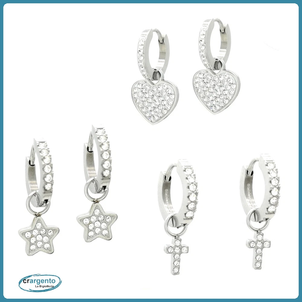 SLUYNZ Orecchini A Cerchio Doppio Cuore In Argento 925 Per Donne E Ragazze, Ipoallergenici, Con Confezione Regalo