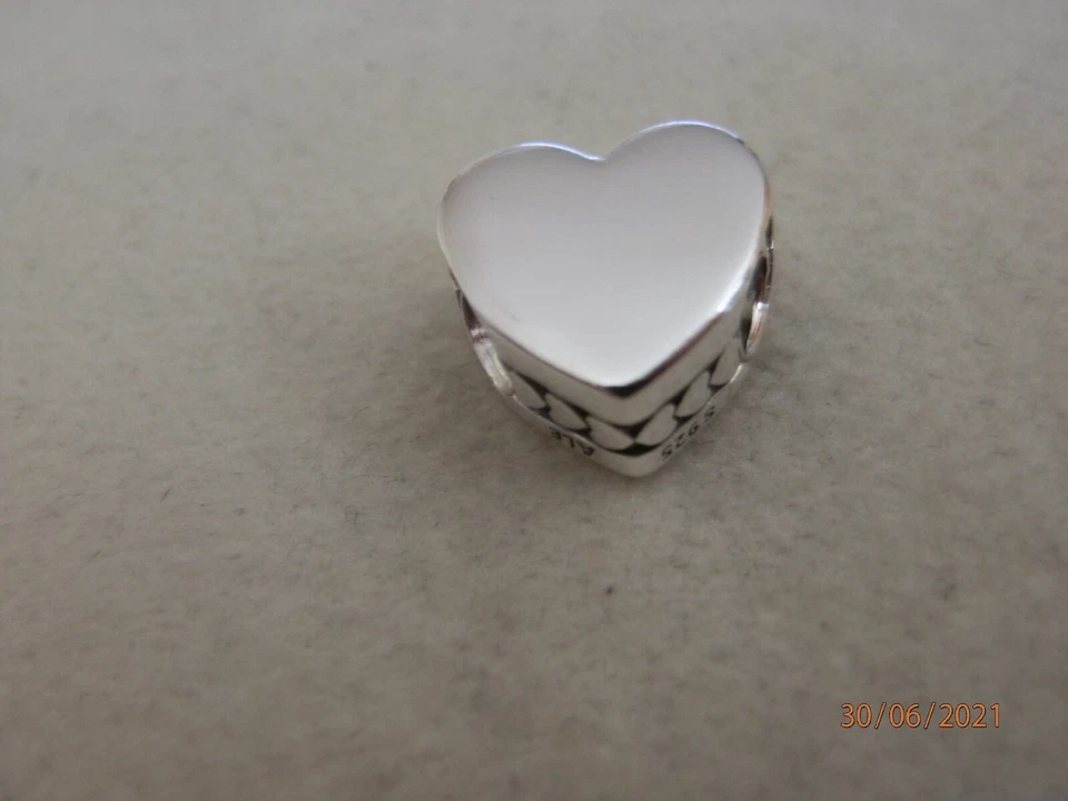 BN GENUINE PANDORA MISSED YOU HEART CHARM-792015C00_E049 - Image 4 of 4