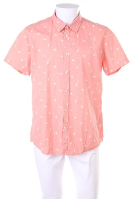 in extenso Kurzarm-Hemd Print XL rosa
