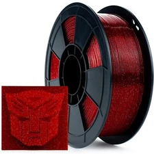Glitter PLA Filament 1.75mm, 3D Printer Filament Shiny Sparkle pla with Glitt...