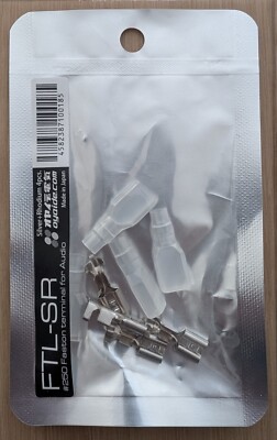 Oyaide FTL-SR silber + rhodiniert Faston Klemme (4 Stück) mit TRACKING