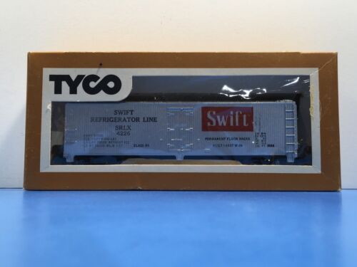 Tyco Brand HO échelle 40' Swift Reefer Box voiture 4226 avec boîte - Photo 1/12
