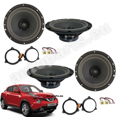 Kit De 4 Haut-Parleurs Avant Et Arrière Pour Nissan Juke Depuis 2010 - Photo 1/4