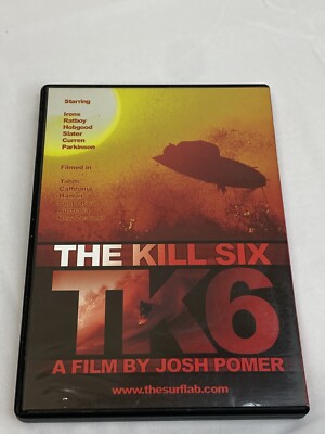 The Kill Six TK6 DVD A Film By Josh Pomer Surfing + Free Audio CD