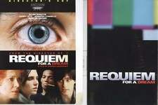 No Disc /Case ORIGINAL COVER ART Requiem For A Dream 2000 DVD Cover Jared Leto