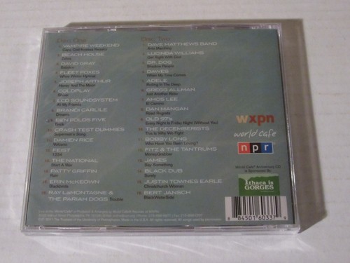 CD Live At The World Cafe Volume 20 2011 New Sealed 2 Discs - Picture 2 of 2