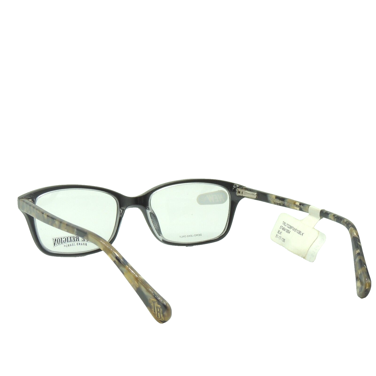 True Religion T026 BLK Black Pattern Eyeglass Frame 51 17  display picture 1