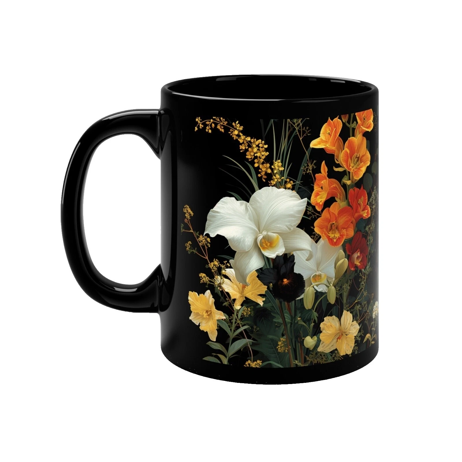 Tazas de café negro Handmade