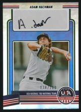 ADAM HACHMAN 2023 USA Stars & Stripes HOLO SIGNATURE AUTO RC 38/100