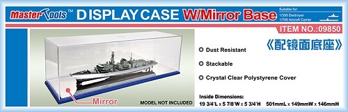 Trumpeter / Master Tools 09850 - Display Case with Mirror Base 501x149x146mm WxL