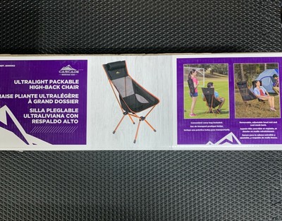 cascade mountain tech ultralight highback chair