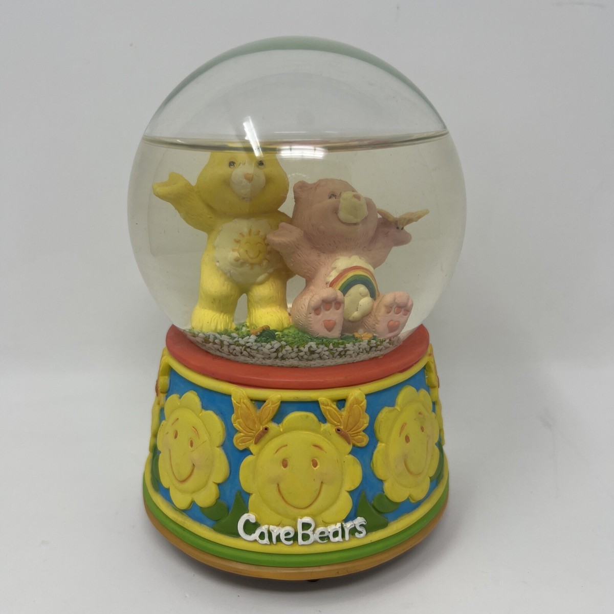 Vintage Rare 1963 Care Bears snow globe 