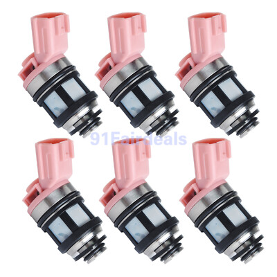 NEW 6 Pcs Fuel Injectors For 1996-2004 Nissan Frontier Pathfinder Xterra 3.3L