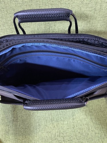 TUMI Arrive Hannover Slim Brief Bag 142415-T491 Titanium Grey - Picture 6 of 9