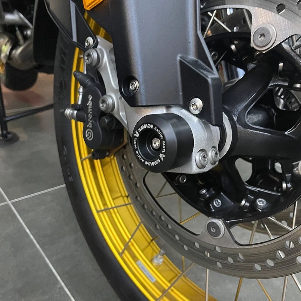 CNC Axle Slider Wheel Fork Protector Front For BMW R1200RS/R 15-18 R1250RS/R 23 - Изображение 2 из 4