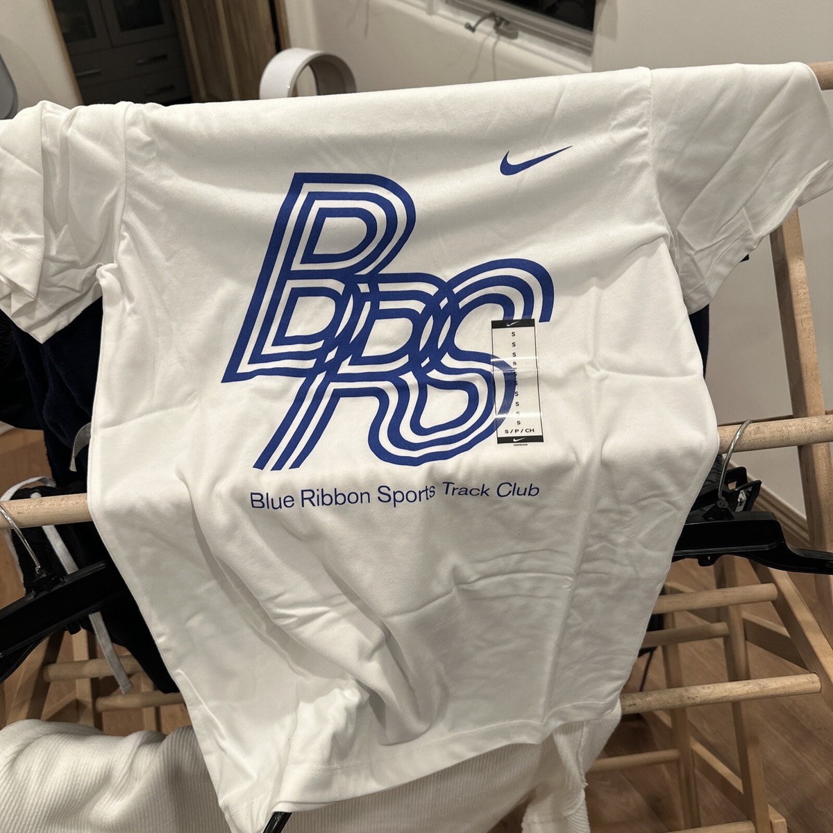 New S Nike Blue Ribbon Sports Track Club Running Dri-Fit Shirt