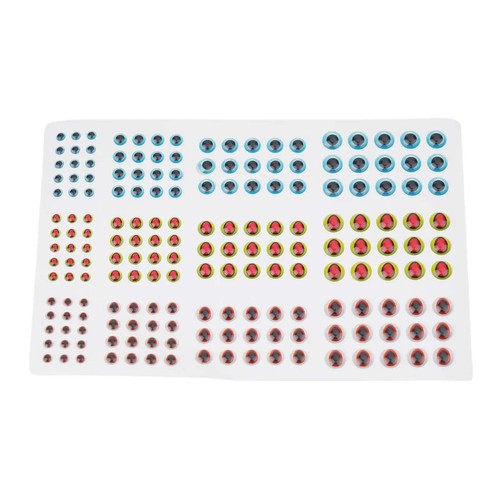 183pcs Fishing Lure Eyes Holographic 3D 3-6mm Artificial Fish Eyes Stickers - Picture 22 of 27