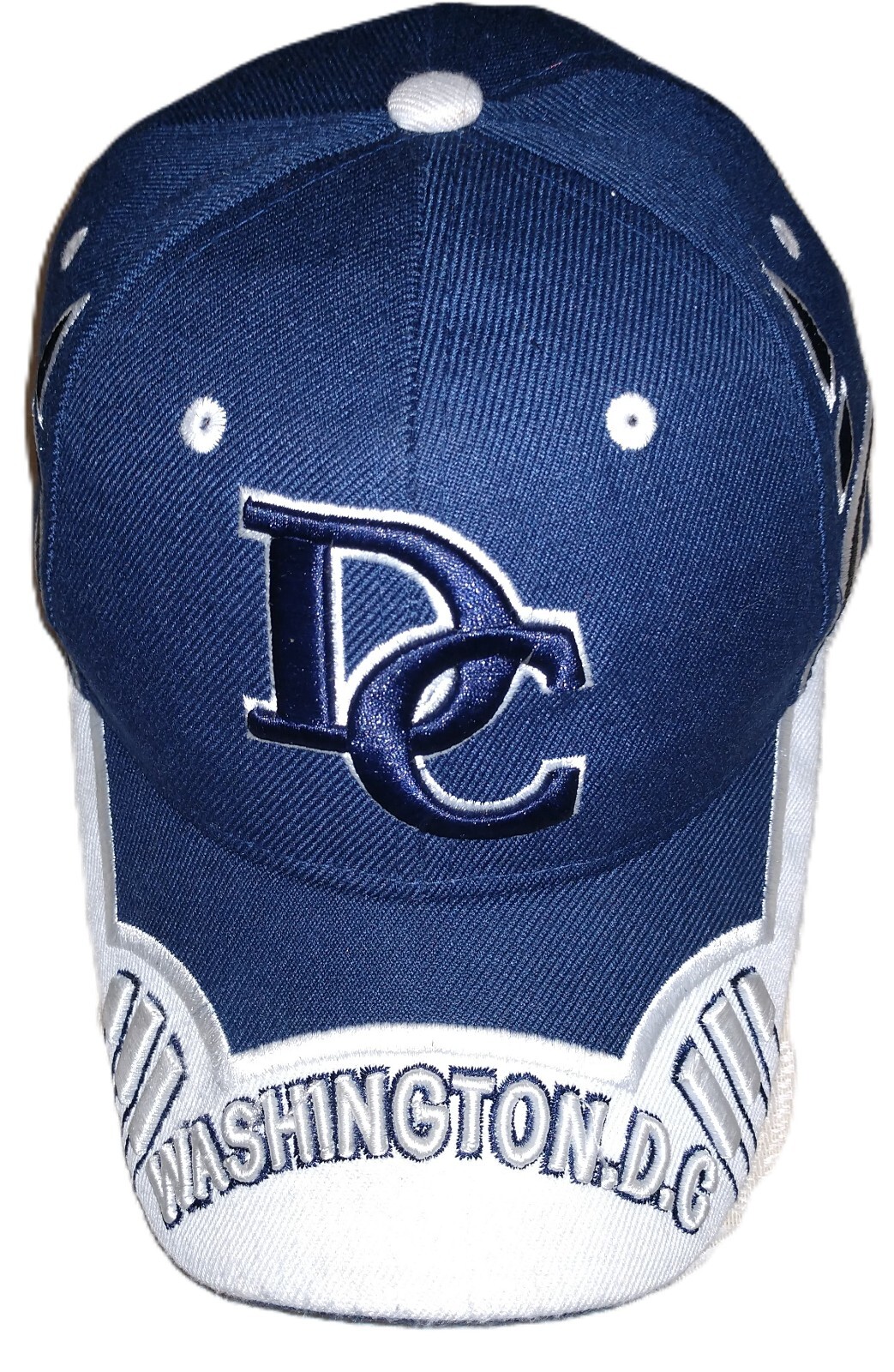 WASHINGTON DC Baseball Cap Hat Size Adjustable Strapback by CITY HUNTER  Blue