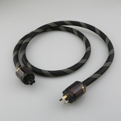 10 AWG HiFi Audio Ac Power Cable EU US Schuko AU Version Power Cord IEC C7