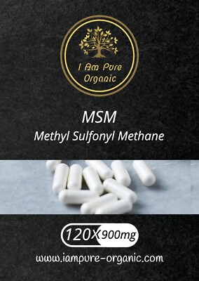 MSM | Methylsulfonylmethan | 120 x 900mg pro Kapsel | Unterstützung der natürlichen Gesundheit