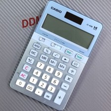 Casio Calculadora JS-40B Calculadora Función Fiscal Contador 14 Dígitos Azul